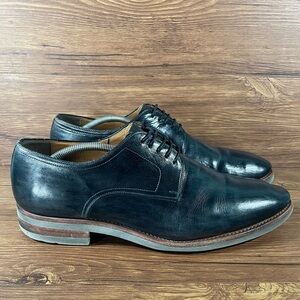 Magnanni Bolsena Blue Leather Oxfords Dress Shoes Men’s Size 11.5